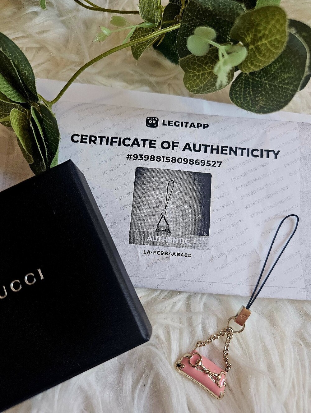 Gucci Charm W/COA